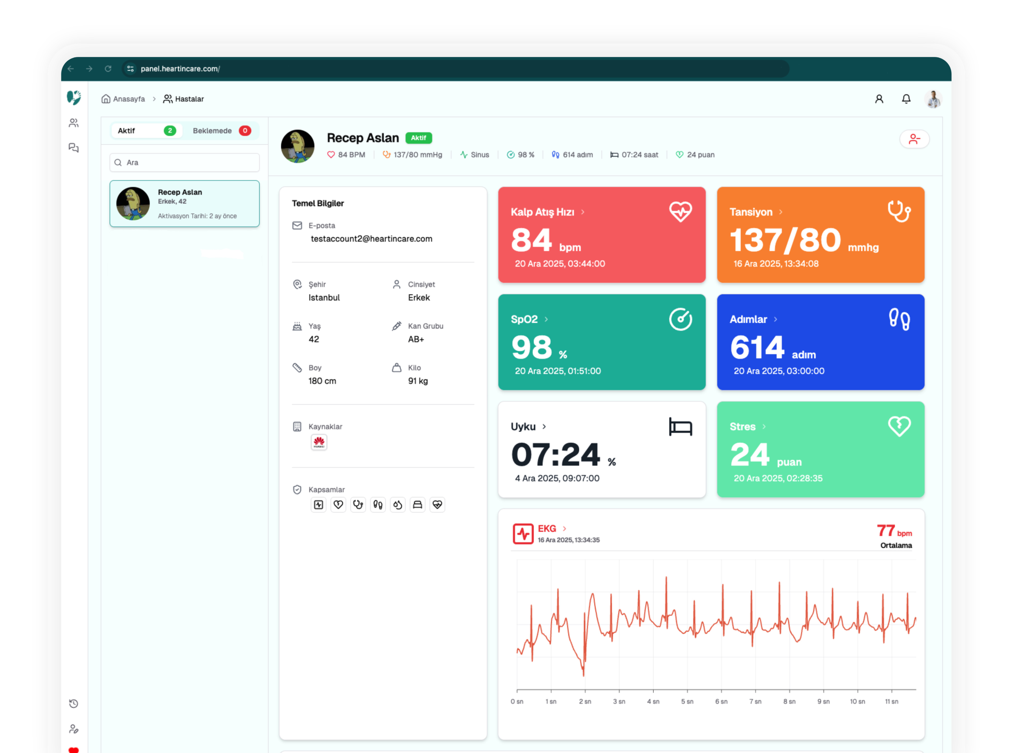 Doctor Dashboard Interface
